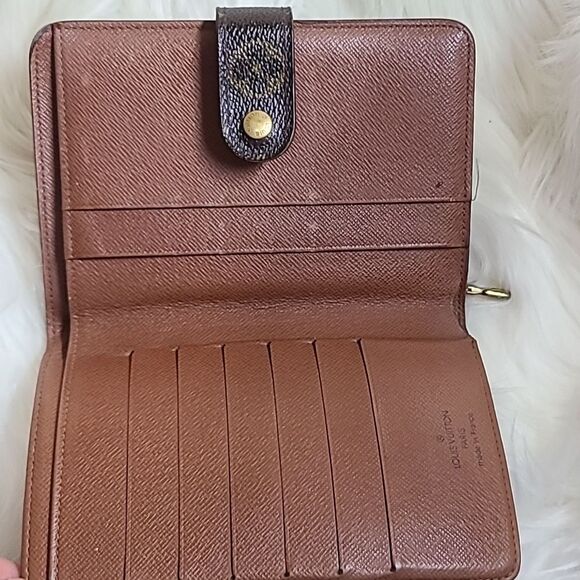💯Authentic Louis Vuitton Monogram Porte Papier Zip Wallet🍀 - Picture 12 of 15